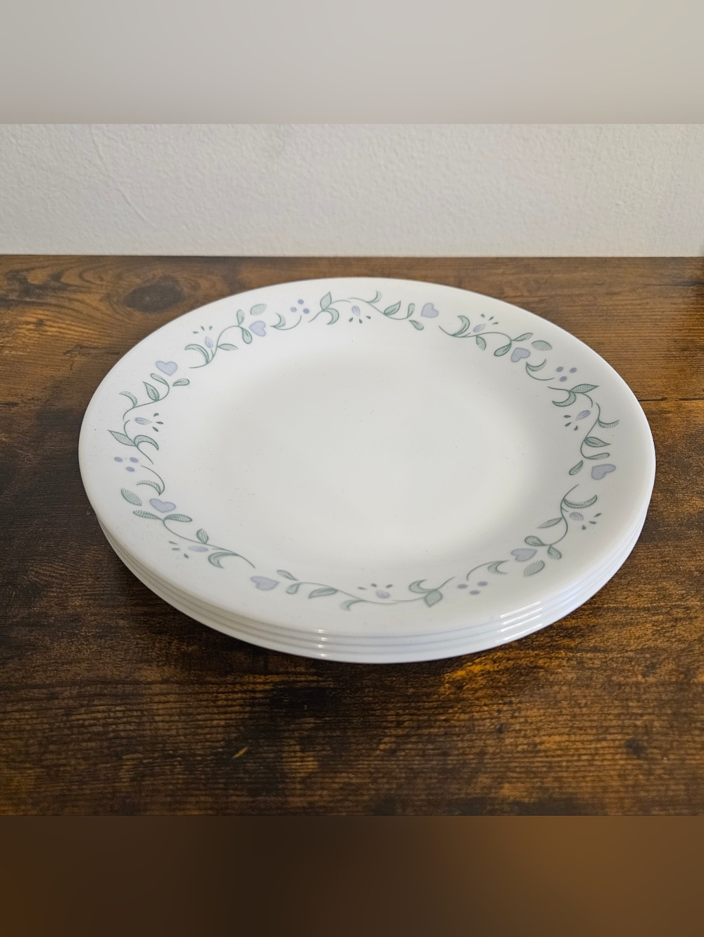 Corelle Country Cottage 6.75" Dessert Plate Set Of 4 Qty